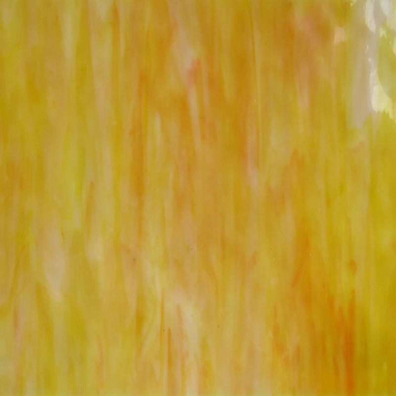 Placa de Vidrio Amarillo Naranja