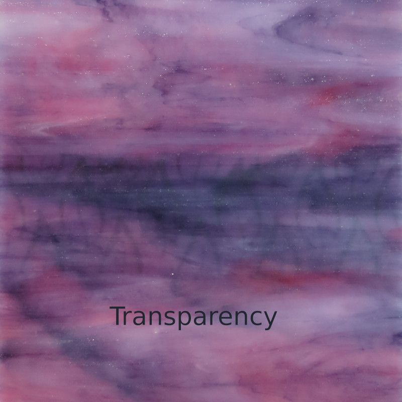Plaque de Verre Violet Magenta Vaporeux