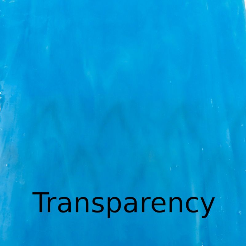 Glasplaat Licht Opaalturkoois