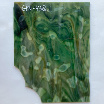 Plaque de Verre Camouflage Moucheté (endommagé)