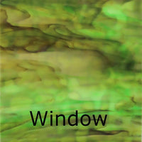 Plaque de Verre  Olive Marbré