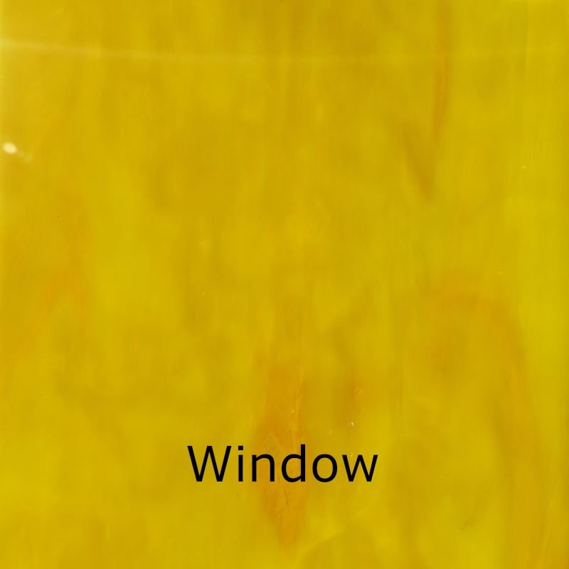 Plaque de Verre Jaune Intense