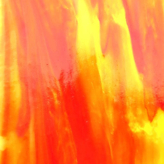 Glasplaat Donker Oranje Geel