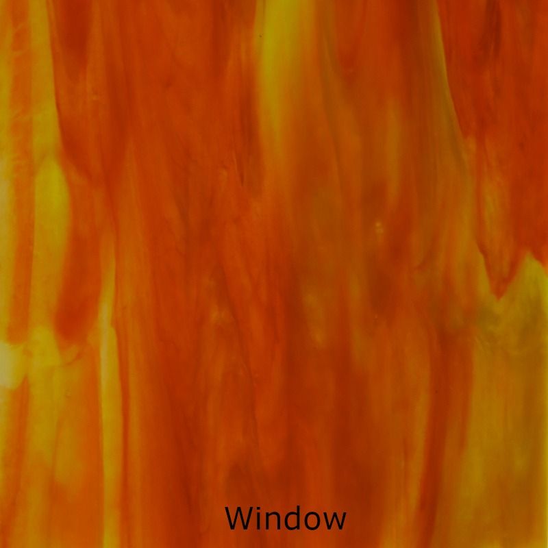 Placa De Vidrio Naranja Oscuro Amarillo