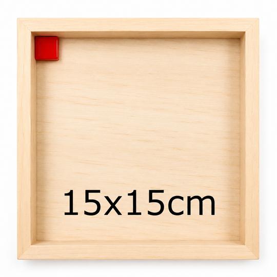 Houten frame voor mozaïek 15 x 15 cm