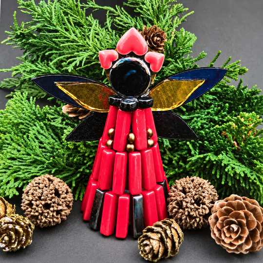 Christmas Angel Red (3 pieces)
