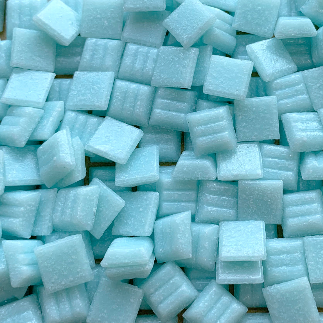 Glasmosaik 10mm  Eisweiß (lose)