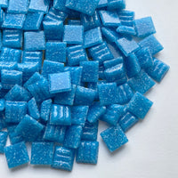 Glasmozaiek 10mm Diepzee Turkoois (los)