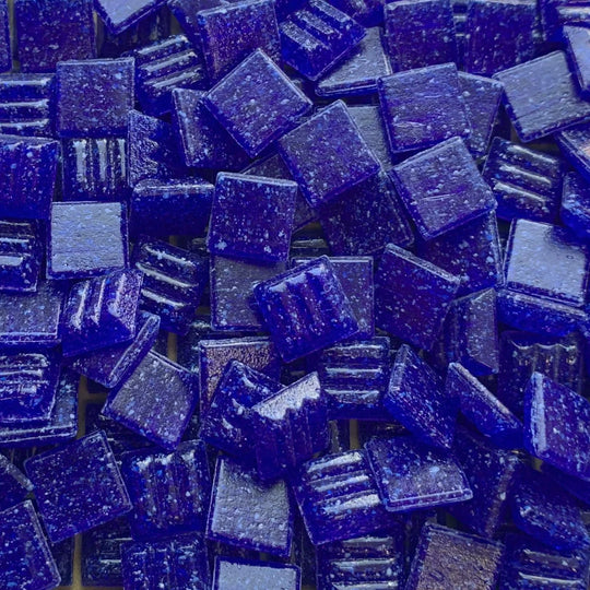 Glasmozaiek 10mm Kobalt (los)