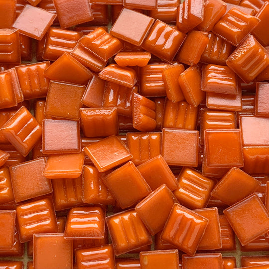 Pâtes de verre 10 mm Orange (en vrac)