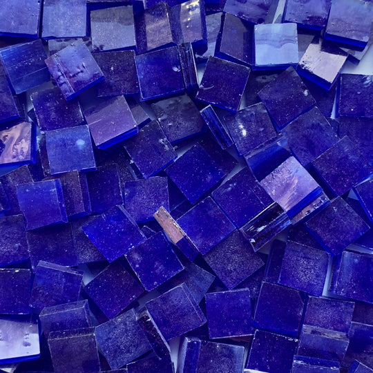 Mosaico de Vidrio Tiffany Glacier 15mm – Cobalto