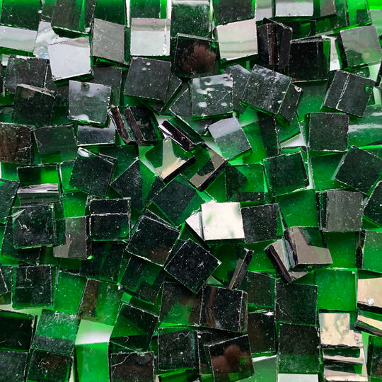 Mosaico de Vidrio Tiffany Glacier 15mm – Esmeralda