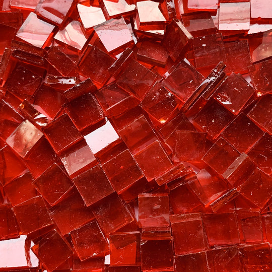Mosaico de Vidrio Tiffany Glacier 15mm – Rubí