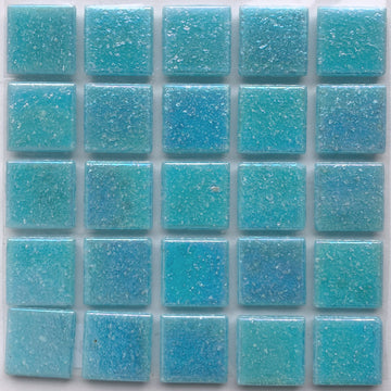 Pâtes De Verre Irisées 20mm Bleu Côtier