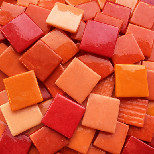 Fantasy Glas 25mm Orange Mix