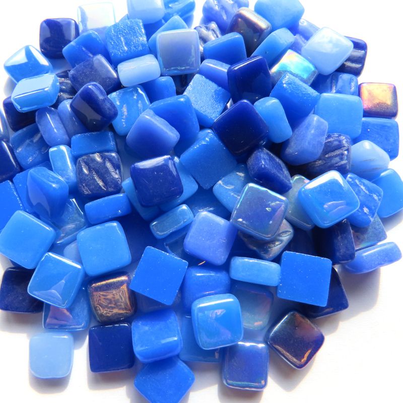 Ottoman 8mm Blauw Mix