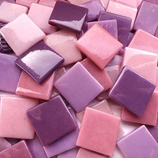 Fantasy Glas 25mm Lila Mix