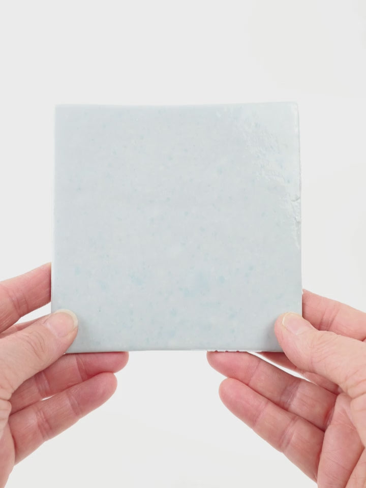 Video showing Morasutti Smalti mosaic tile – blue – 11.5 x 11.5 cm, rotated to show full tile