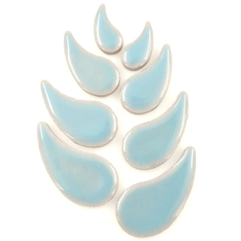 Gota de lluvia Azul celeste