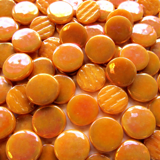 Rounds Pearlised 18mm   Toffee
