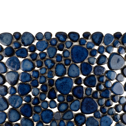 Kieselmosaik  Tiefblau