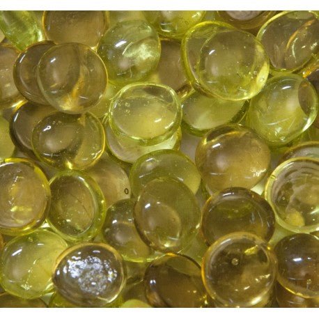 Billes de Verre 16-20mm  Jaune Cristal