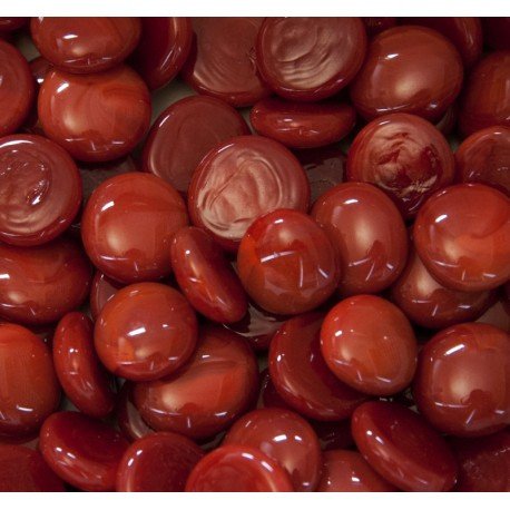 Gemas de Vidrio 16-20mm Rojo