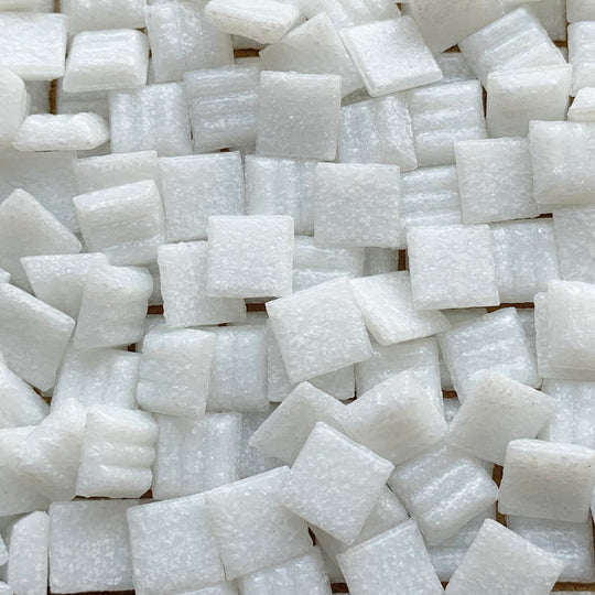 Mosaico de Vidrio 10mm Blanco Hielo