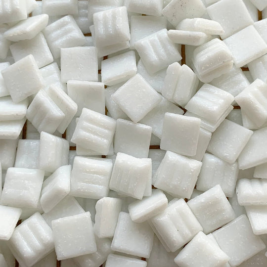 Mosaico de Vidrio 10mm Blanco Mate