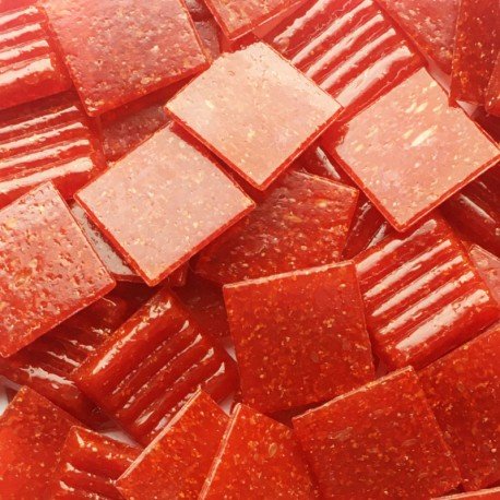 Mosaico de Vidrio 20mm Rojo Chino
