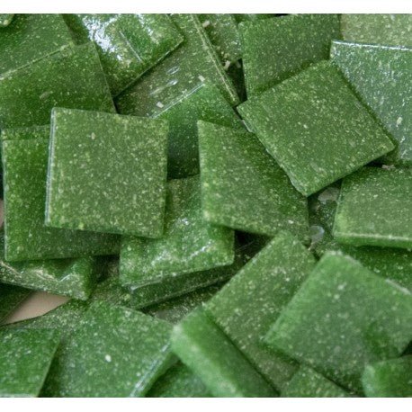 Glasmozaiek 20mm Olijfgroen