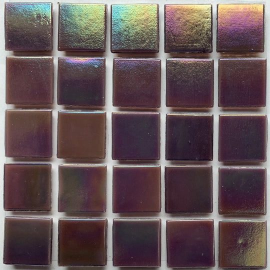 Iridescent Glass Mosaic 20mm  Amethyst