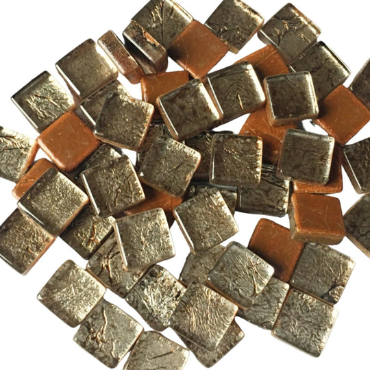 Pâtes de Verre Miroir Colorées 10mm  Poudre