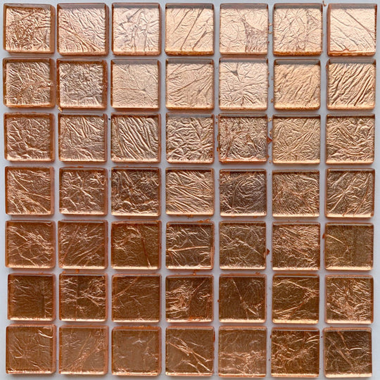 Mosaico de Vidrio Espejo 20mm Champán