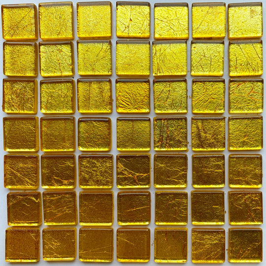 Mosaico de Vidrio Espejo 20mm Oro