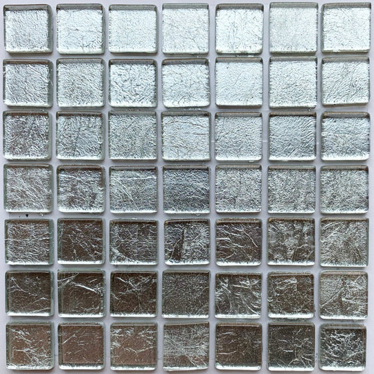 Mosaico de Vidrio Espejo 20mm Plata