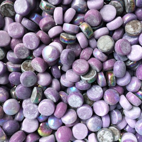 Gotas de Vidrio 12mm Mezcla Púrpura