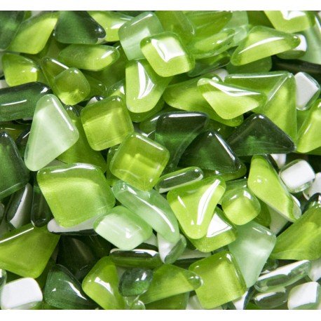 Cailloux De Verre Mix Vert 
