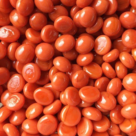 Billes de Verre Mini 9-13mm  Orange