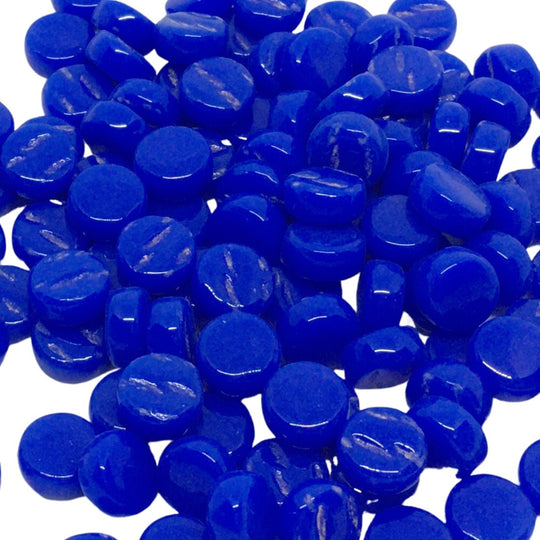 Mini Círculos 8mm Azul Brillante