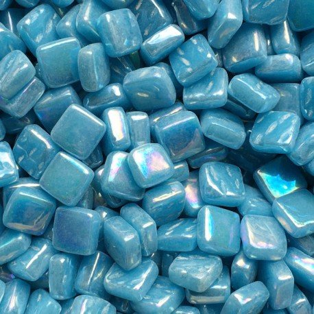 Ottoman Perle 8mm  Blauer See 