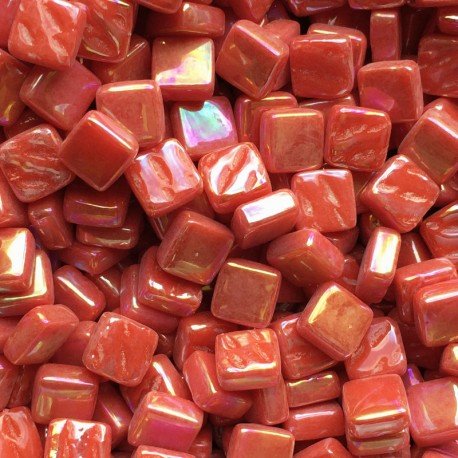 Ottoman Nácar 8mm Rojo