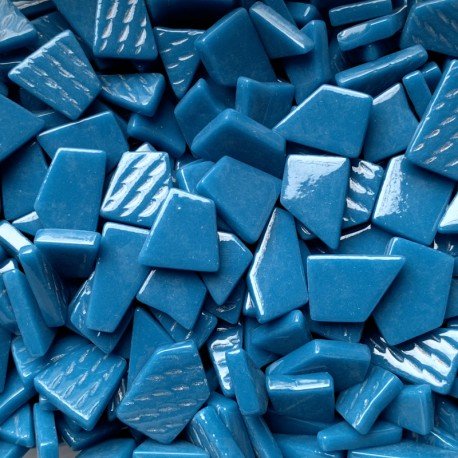 Ottoman Puzzles Azul Lago Oscuro 