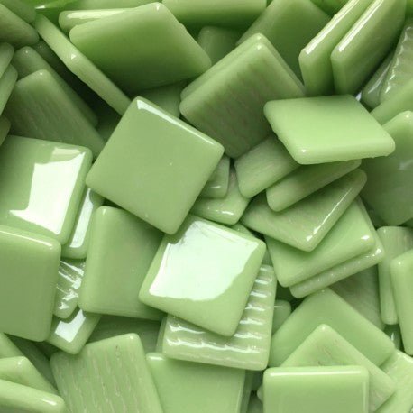 Pâte de Verre 25mm Muntgroen