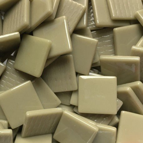 Pâte de Verre 25mm Olijfgroen