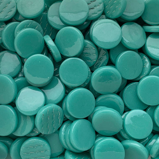 Pastilles De Verre 18mm Cyan