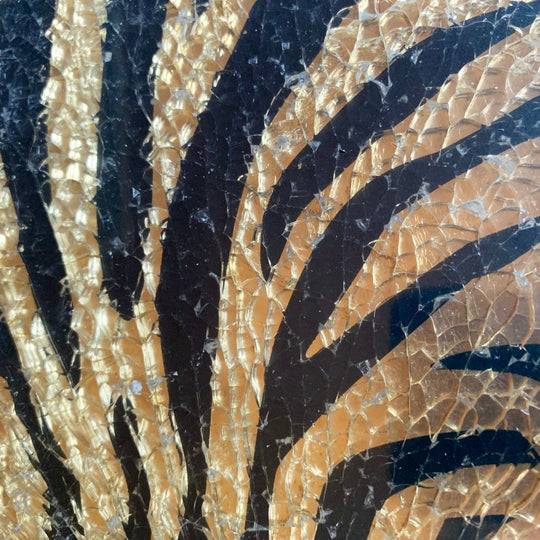 Safety Glass Zebra Zwart/Goud