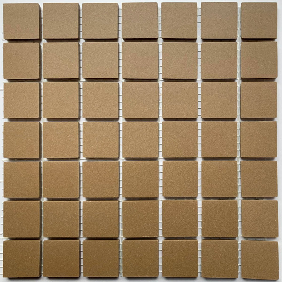 Winckelmans Café – matte mozaïektegels van 20x20 mm op gaas